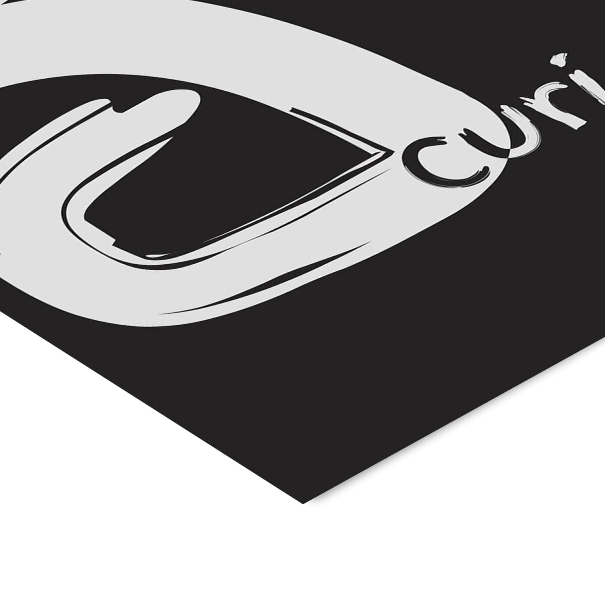 Pincely Stay Curious Black plakat - 30x40 cm